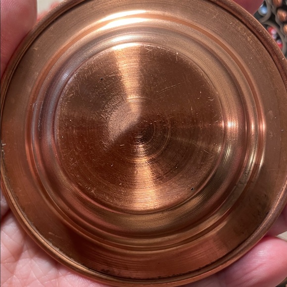 Handcrafted Copper Turkish Ceramic Coffee and Expresso Set with Tray - Picture 14 of 15